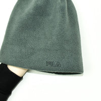 Vintage Fila beanie hat cap in greenish grey