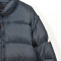 Vintage Invicta puffer jacket windbreaker track jacket bomber jacket in dark grey