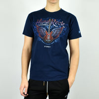 Hard Rock Cafe Sydney shirt tee blouse top in dark blue