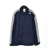Vintage Adidas jacket windbreaker track jacket bomber jacket in dark blue
