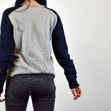Vintage Timberland sweater pullover jumper in gray and black