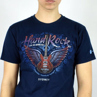 Hard Rock Cafe Sydney shirt tee blouse top in dark blue