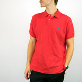 Vintage Ralph Lauren polo shirt t-shirt pullover in red