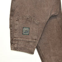 Vintage jeans pants bottoms in brown