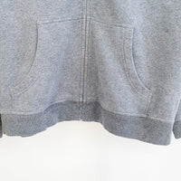 Vintage Tommy Hilfiger zip up jacket jumper longsleeve tee pullover windbreaker sweatshirt in grey.