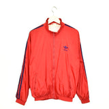 Vintage adidas tracksuit trackie jacket zip up sweater in red and dark blue