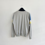 Vintage Puma zip up track jacket jumper pullover sweatshirt windbreaker hoodie jumper in blue, grey and yellow