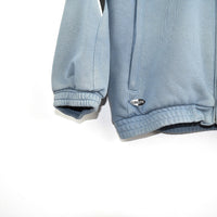 Vintage Adidas zip up jacket tracksuit track windbreaker longsleeve tee pullover jumper in grey, black and white