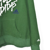 Vintage Adidas hoodie long sleeve sweatshirt jumper in dark green