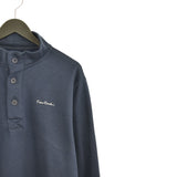Vintage Pierre Cardin jumper fleece sweatshirt tracksuit track jacket trackie pullover long sleeve in dark blue