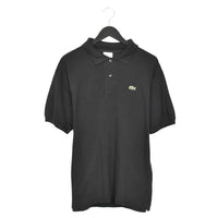 Vintage Lacoste polo shirt tee blouse top in black
