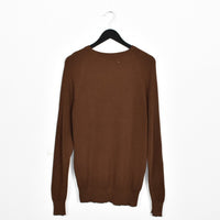 Vintage Ballantyne jumper longsleeve tee pullover sweatshirt in brown
