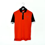 Vintage puma polo shirt top blouse tee in red and black