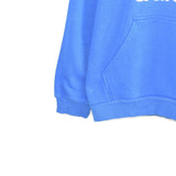Vintage Adidas hoodie long sleeve sweatshirt track jacket fleece windbreaker jumper in bright blue