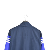 Vintage Adidas windbreaker tracksuit zip up jacket longsleeve tee pullover sweatshirt jumper in light and dark blue