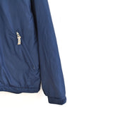 Vintage Napapijri windbreaker tracksuit zip up jacket longsleeve tee pullover sweatshirt jumper in dark blue