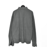 Vintage Wranglerbutton down formal shirt long sleeve blouse top in dark grey