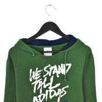 Vintage Adidas hoodie long sleeve sweatshirt jumper in dark green