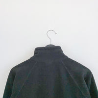 Vintage The North face fleece track jacket longsleeve tee pullover windbreaker sweatshirt in black and grey